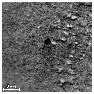 Pitting in martian soil by repeated laser shots